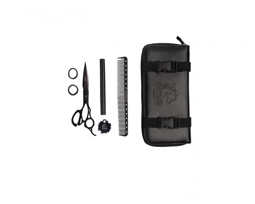 Ножницы прямые Mustang Premium PRIDE NPR011 Черный 6,0 дюйм