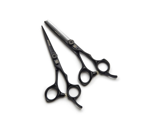 Набор ножниц Mustang Professional NP-02 Чёрный 5,5 дюйм Набор ножниц Mustang Professional NP-02 Чёрный 5,5 дюйм