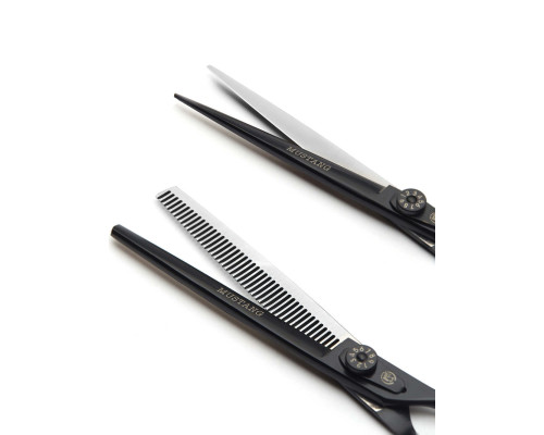 Набор ножниц Mustang Professional NP-02 Чёрный 7,0 дюйм Набор ножниц Mustang Professional NP-02 Чёрный 7,0 дюйм