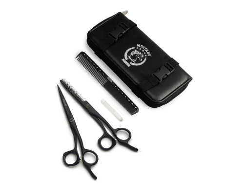 Набор ножниц Mustang Premium NPR-01 Чёрный 6,0 дюйм Набор ножниц Mustang Premium NPR-01 Чёрный 6,0 дюйм