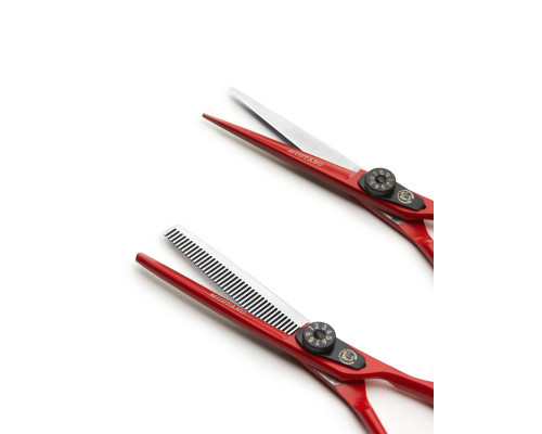 Набор ножниц Mustang Professional NP-02 Красный 6,0 дюйм Набор ножниц Mustang Professional NP-02 Красный 6,0 дюйм