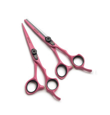 Набор ножниц Mustang Professional NP-02 Розовый 5,5 дюйм