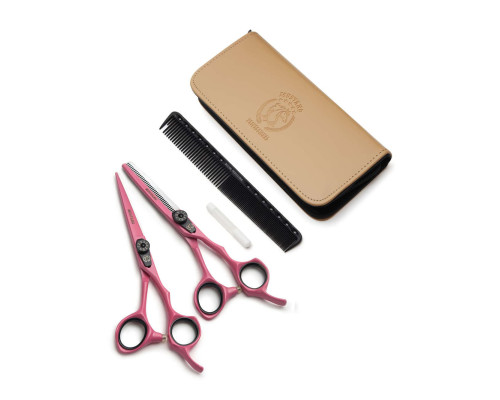 Набор ножниц Mustang Professional NP-02 Розовый 5,5 дюйм Набор ножниц Mustang Professional NP-02 Розовый 5,5 дюйм